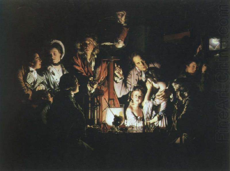 Joseph Wright experiment with a bird in an air pump china oil painting image